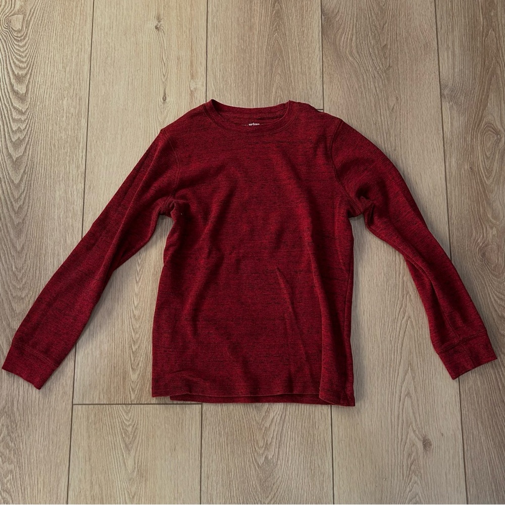 Urban Pipeline Red Long-Sleeve Thermal Shirt Boys Large